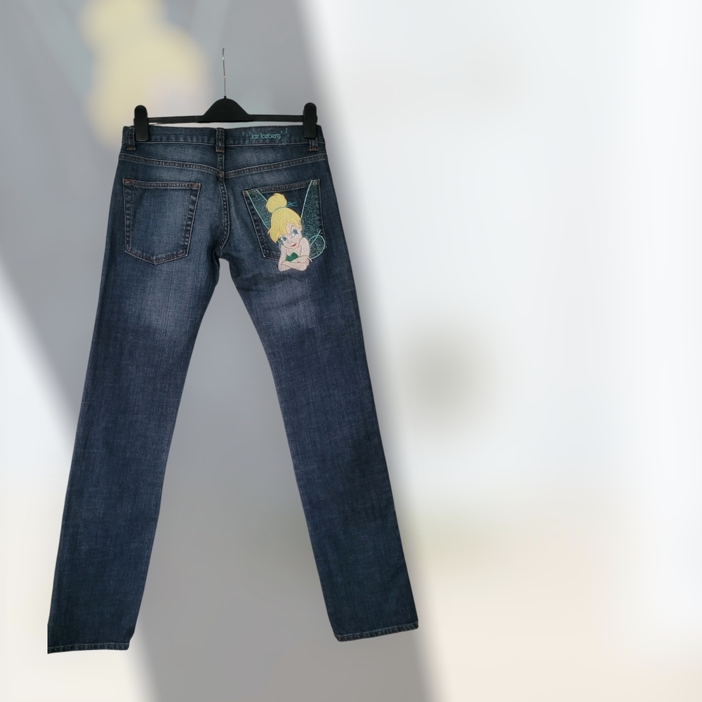 Ice Iceberg Dark Blue Jeans with Character Patch Brand-New Without Tag
